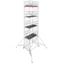 Krause Échafaudage roulant STABILO®, Série 50, Longueur de champ 2,50 m, Hauteur de travail 8,40 m