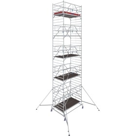 Échafaudage roulant STABILO®, Série 50, Longueur de champ 2,50 m, Hauteur de travail 9,40 m