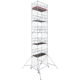 Échafaudage roulant STABILO®, Série 50, Longueur de plate-forme 2,50 m, Hauteur de travail 10,40 m