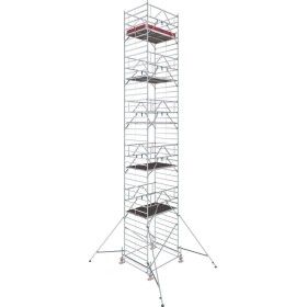 Échafaudage roulant en aluminium STABILO®, Série 500, Longueur de champ 2,00 m, Hauteur de travail 10,50 m