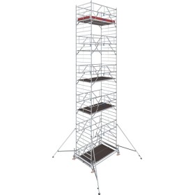 Échafaudage roulant STABILO®, Série 500, Longueur de champ 2,50 m, Hauteur de travail 9,50 m