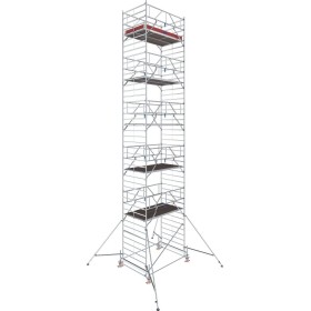 Échafaudage roulant STABILO®, Série 500, Longueur de champ 2,50 m, Hauteur de travail 10,50 m