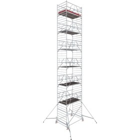 Échafaudage roulant en aluminium STABILO®, Série 500, Longueur de champ 2,50 m, Hauteur de travail 12,50 m