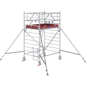 Échafaudage roulant en aluminium STABILO®, Série 5000, Longueur de champ 2,00 m, Hauteur de travail 2,30 m