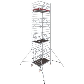 Échafaudage roulant en aluminium STABILO®, Série 5000, Longueur de champ 2,00 m, Hauteur de travail 7,30 m