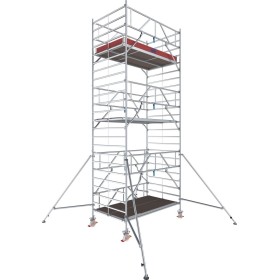 Échafaudage roulant en aluminium STABILO®, Série 5000, Longueur du champ 2,50 m, Hauteur de travail 5,30 m