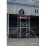 Krause Échafaudage roulant en aluminium STABILO® - vue technique