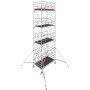 Krause Échafaudage STABILO®, Série 5000, Longueur de champ 2,50 m, Hauteur de travail 7,30 m