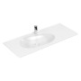 Villeroy & Boch Antao Schrankwaschtisch 120 x 50 cm, ohne Überlauf, mit 1 Hahnloch - technische Ansicht