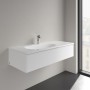 Villeroy & Boch Antao Schrankwaschtisch 120 x 50 cm, ohne Überlauf, mit 1 Hahnloch - Detailansicht