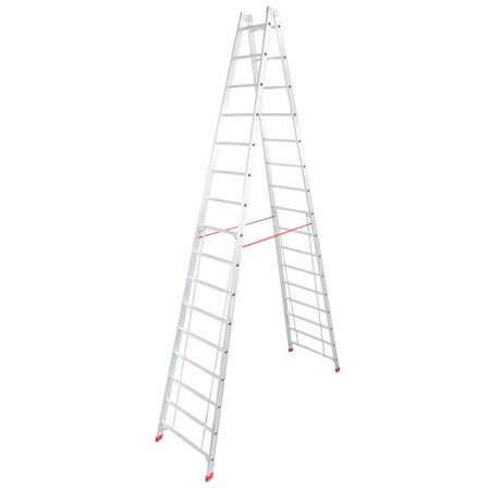 Krause Stabilo Sprossen-Doppelleiter 2x16 Sprossen