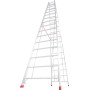 Krause Stabilo Sprossen-Doppelleiter 2x16 Sprossen - Produktansicht
