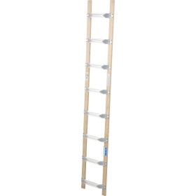 Krause DachLeiter mit 8 Sprossen aus Alu und Holz