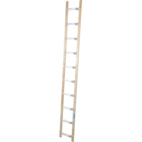 Krause DachLeiter mit 10 Sprossen aus Alu und Holz