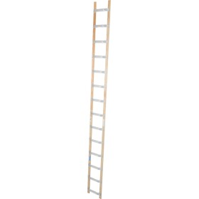 Krause DachLeiter mit 14 Sprossen aus Alu und Holz