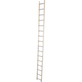 Krause DachLeiter mit 16 Sprossen aus Alu und Holz