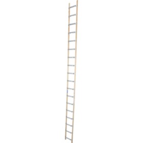 Krause DachLeiter mit 18 Sprossen aus Alu und Holz