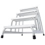 Krause Marchepied de montage STABILO avec marches en treillis en aluminium 4 marches - photo produit