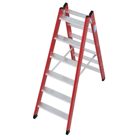 Krause Échelle double en plastique, 2x6 marches