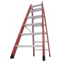 Krause Échelle double en plastique, 2x6 marches