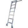 Krause Stufen-RegalLeiter für T-Schienenanlage, 6 Stufen - Detailansicht