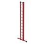 Krause Kunststoff-SchiebLeiter GFK, 2x12 Sprossen - technische Ansicht