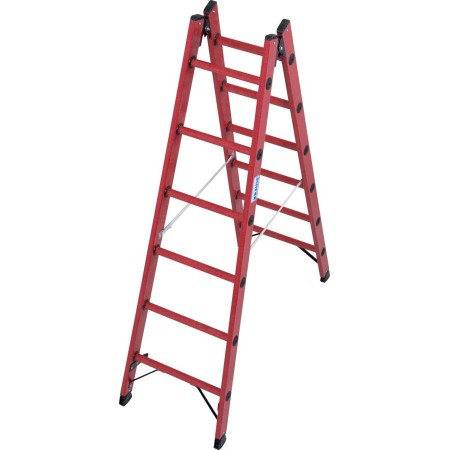Krause Échelle double en plastique complet, 2x6 barreaux