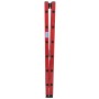 Krause Échelle double en plastique complet, 2x6 barreaux - vue technique