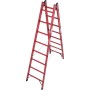 Krause Échelle double en plastique complet, 2x8 barreaux - vue détaillée