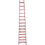Krause Vollkunststoff Sprossen-DoppelLeiter, 2x14 Sprossen
