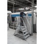 Krause Stabilo Podestleiter fahrbar, beidseitig begehbar, 2 x 7 Sprossen inklusive Plattform - Produktansicht