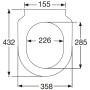 Villeroy & Boch Subway WC-Sitz Slimseat - Produktansicht