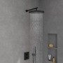 Villeroy & Boch Universal Taps & Fittings Unterputz-Thermostat-Set inkl. Regenbrause und Handbrause - Detailansicht
