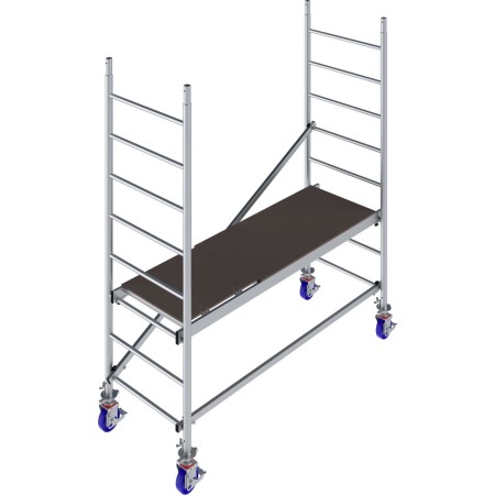 Krause Échafaudage en aluminium ProTec Hauteur de travail 0,90 m