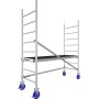 Krause Échafaudage en aluminium ProTec Hauteur de travail 0,90 m - vue technique