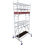 Krause Échafaudage en aluminium ProTec hauteur de travail 3,30 m