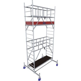 Krause Échafaudage en aluminium ProTec hauteur de travail 3,30 m