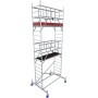 Krause Échafaudage roulant en aluminium ProTec, hauteur de plateforme 4,30 m