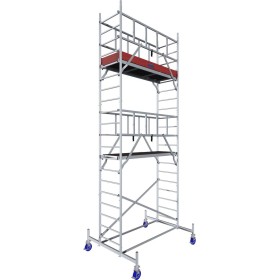 Échafaudage roulant en aluminium ProTec, hauteur de plateforme 4,30 m