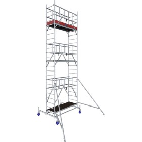 Échafaudage en aluminium ProTec Hauteur de travail 5,30 m