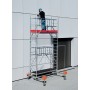 Krause Échafaudage en aluminium ProTec hauteur de travail 8,30 m - vue technique