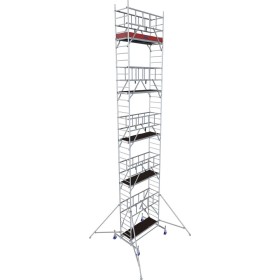 Krause Échafaudage en aluminium ProTec avec hauteur de travail de 9,30 m