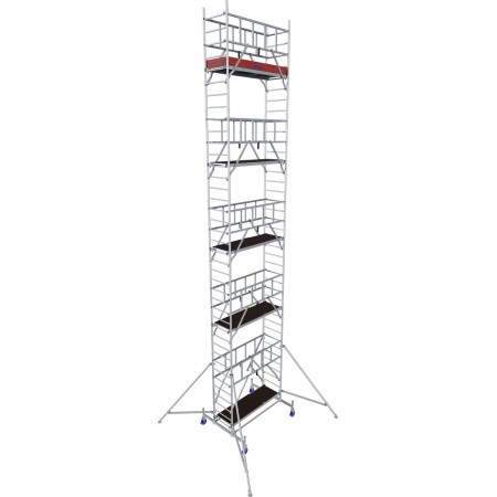 Krause Échafaudage en aluminium ProTec avec hauteur de travail de 9,30 m