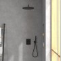Villeroy & Boch Universal Taps & Fittings Unterputz-Thermostat-Set inkl. Regenbrause und Handbrause - technische Ansicht