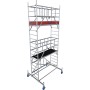 Krause Échafaudage pliant ProTec XS en aluminium, hauteur de travail 3,80 m