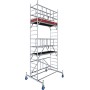 Krause Échafaudage pliant ProTec XS en aluminium, hauteur de travail 3,80 m - vue détaillée