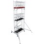Krause Impalcatura pieghevole ProTec System XS in alluminio, altezza di lavoro 4,80 m