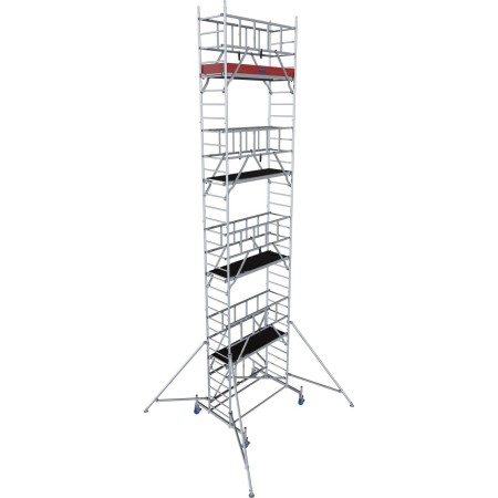 Krause Échafaudage pliant en aluminium ProTec System XS Hauteur de travail 7,80 m