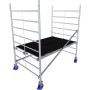 Krause Échafaudage ProTec System XXL avec extension large en aluminium, hauteur de travail 0,90 m - vue détaillée
