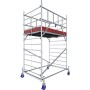 Krause ProTec System XXL Fahrgerüst Breitaufbau Alu Standhöhe 2,30 m - technische Ansicht